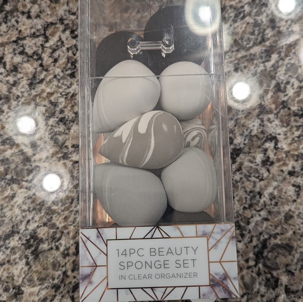 14 pc beauty sponge set